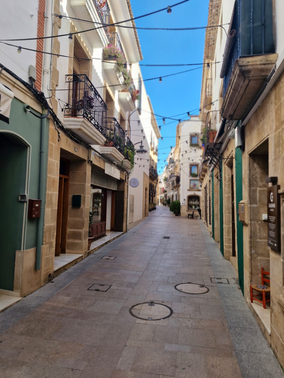 Old town shopping street