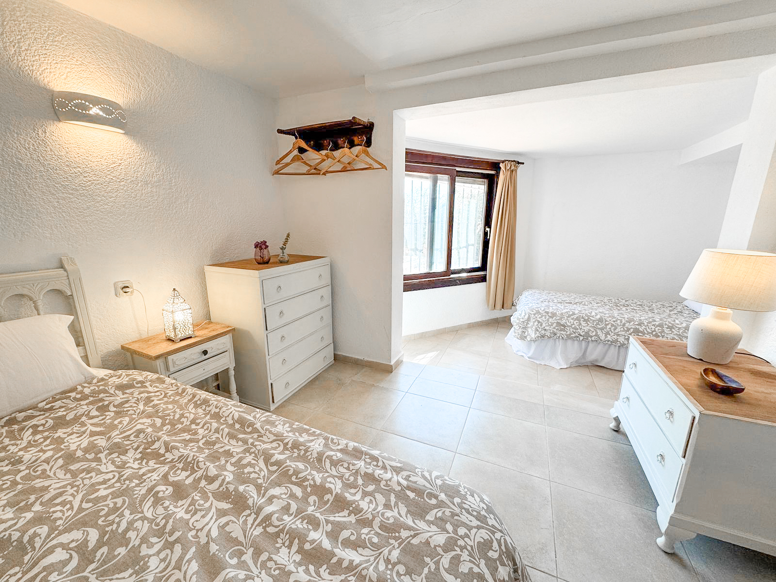 Bedroom 6 — double bedroom with pool access